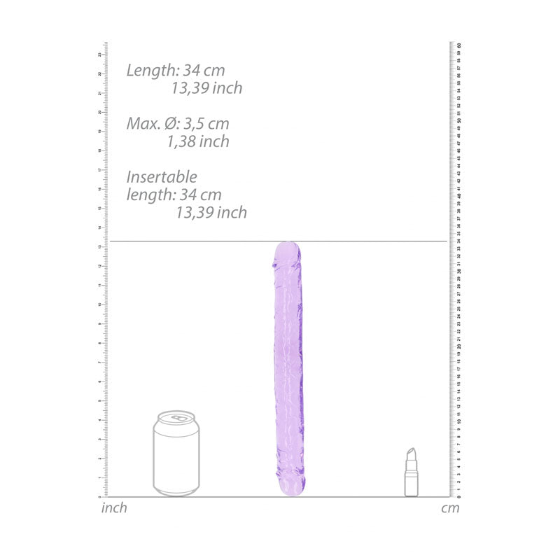 REALROCK 34 cm Double Dong - Purple - Purple 34 cm (14'') Double Dong — image 4
