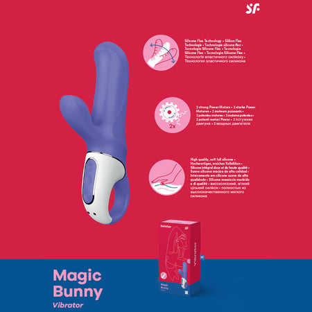 Satisfyer Vibes - Magic Bunny - Purple Rabbit Vibrator buy online Australia