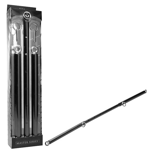 Master Series Black Steel Adjustable Spreader Bar - Black Metal Spreader Bar Restraint buy online Australia