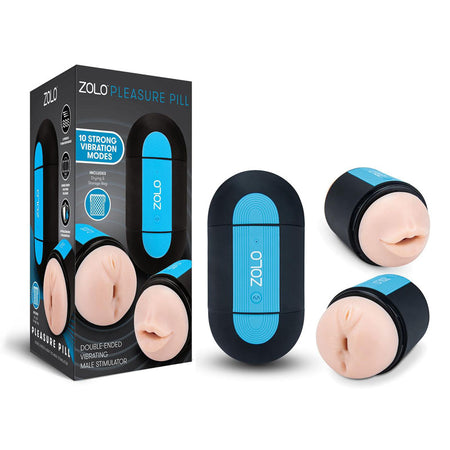 Zolo Pleasure Pill - Double Ended Stroker buy online Australia