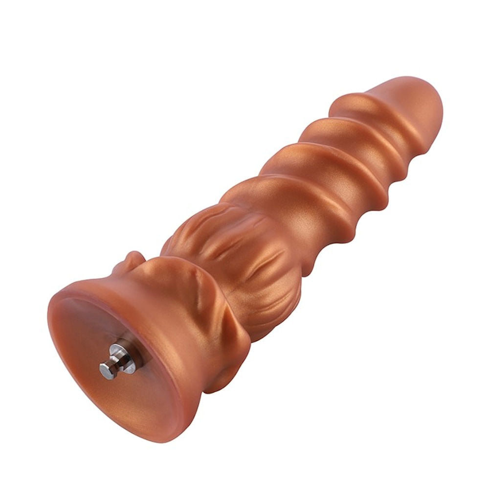 HiSmith - 8.5" Silicone Golden Monster Dildo (KlicLok) buy online Australia