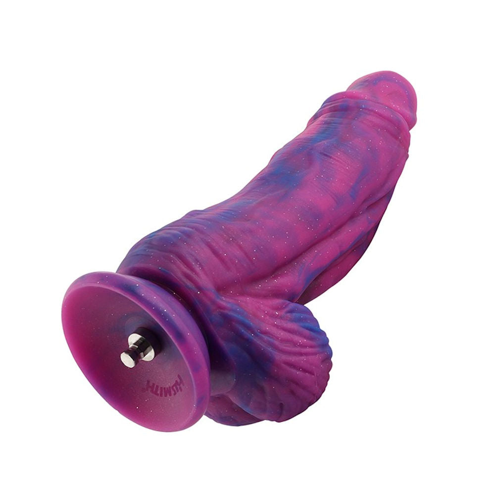 HiSmith - 9.5" Silicone Purple and Blue Monster Dildo (KlicLok) buy online Australia
